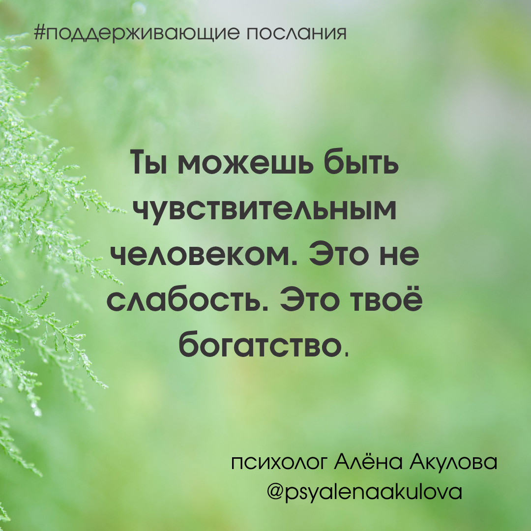 Поддерживающее послание 213